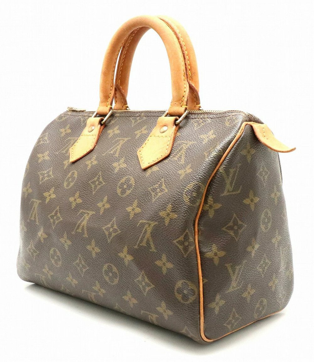 Louis Vuitton Handbag Monogram Speedy Boston Bag Brown